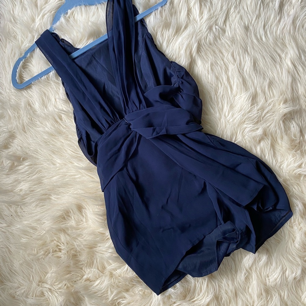 Navy Romper